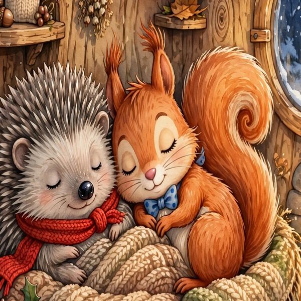 Sneak peek: Clarence and Pinafor cuddled up together
